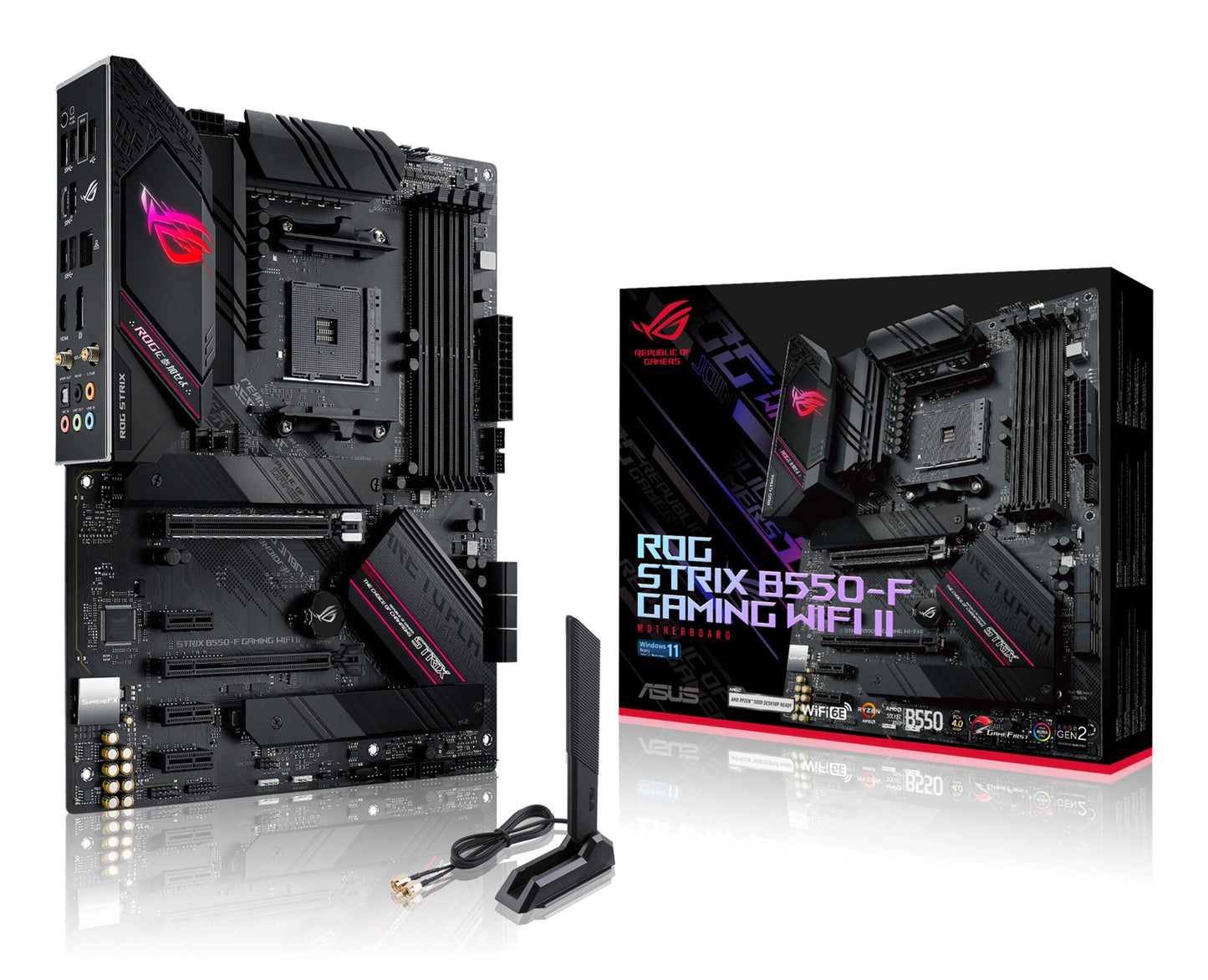 ASUS ROG STRIX B550-F GAMING WIFI II AMD B550 Uttag AM4 ATX