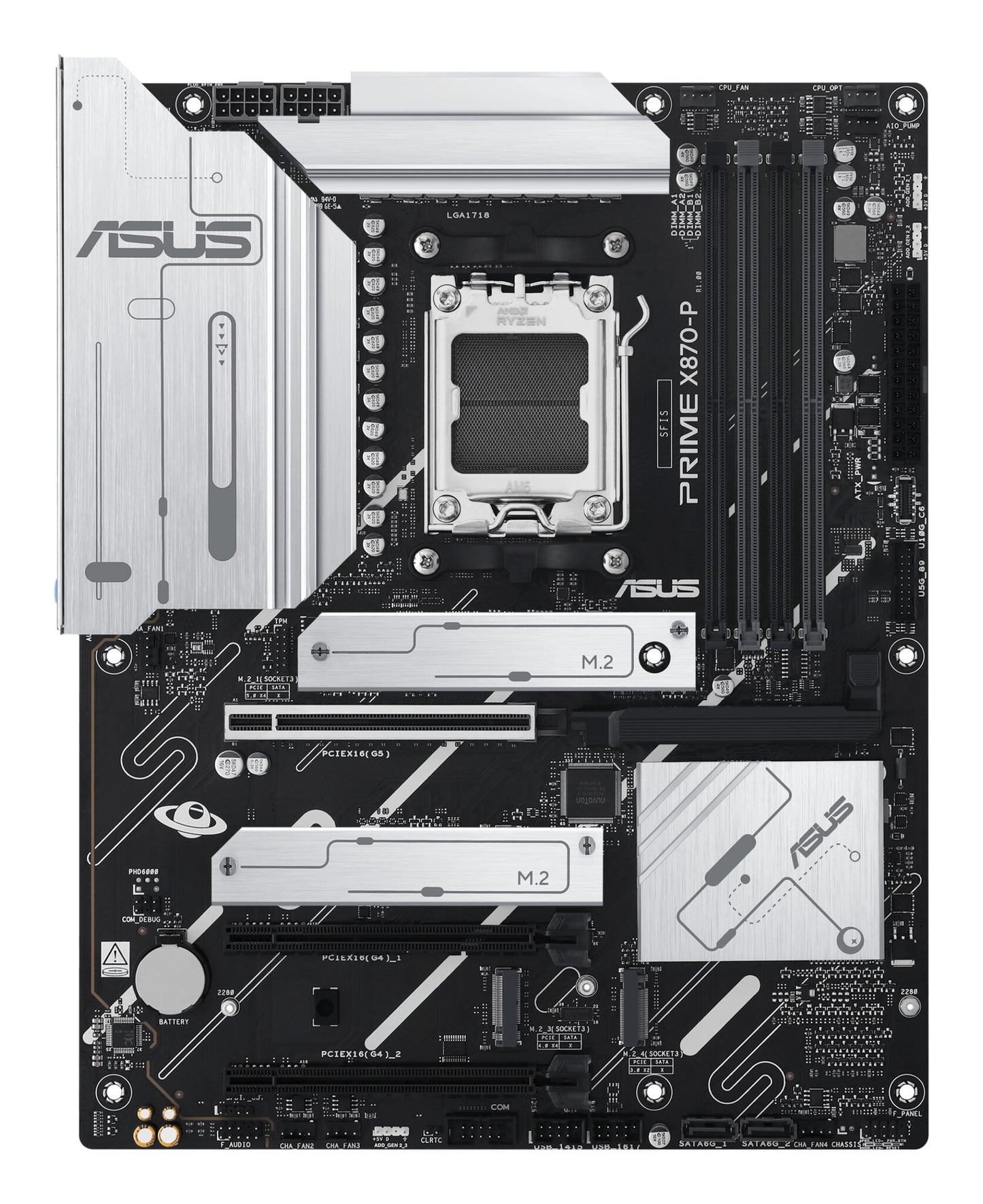 ASUS PRIME X870-P AMD X870 AM5-sockel ATX