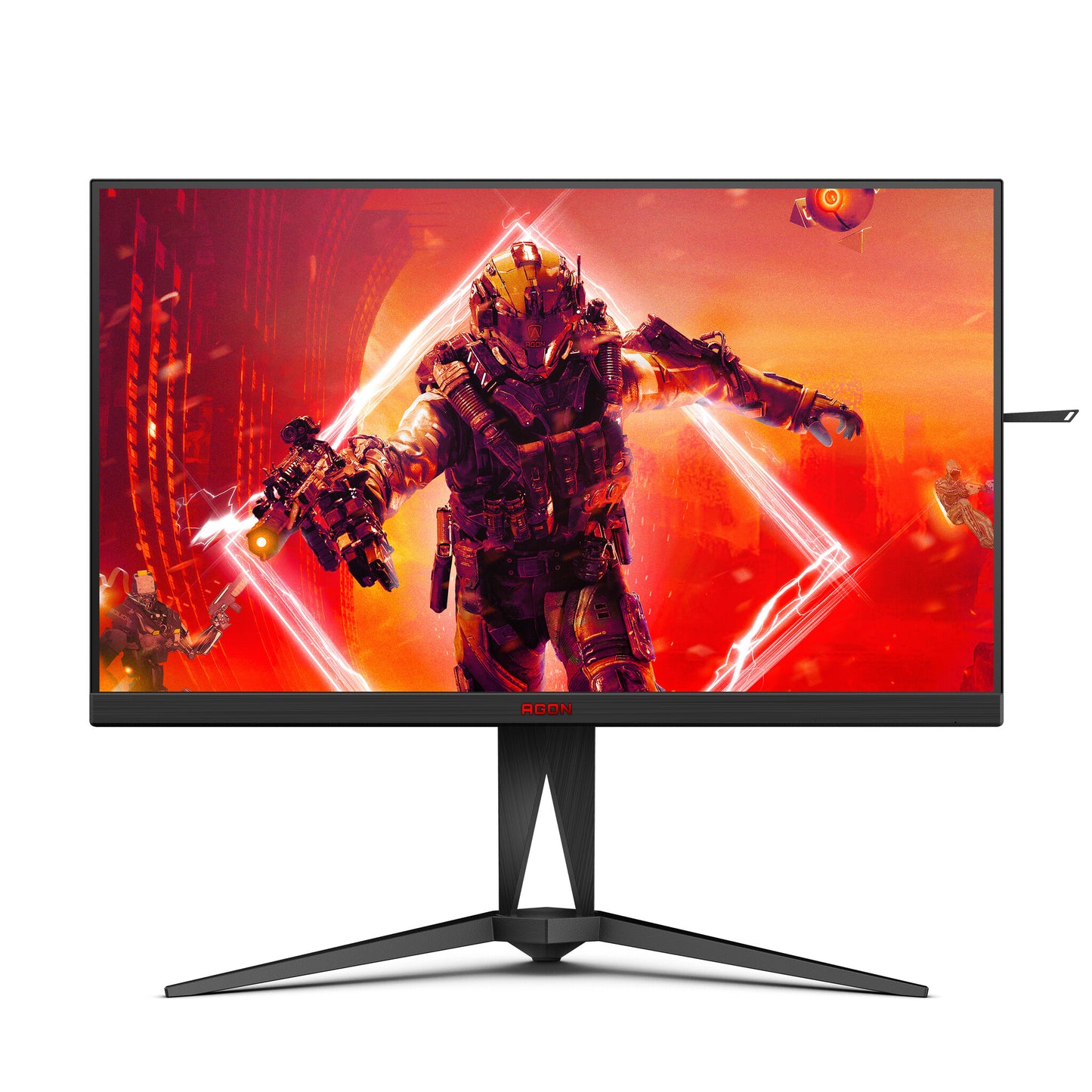 AOC AGON AG275QXN/EU LED display 68,6 cm (27") 2560 x 1440 pixlar Quad HD Svart, Röd