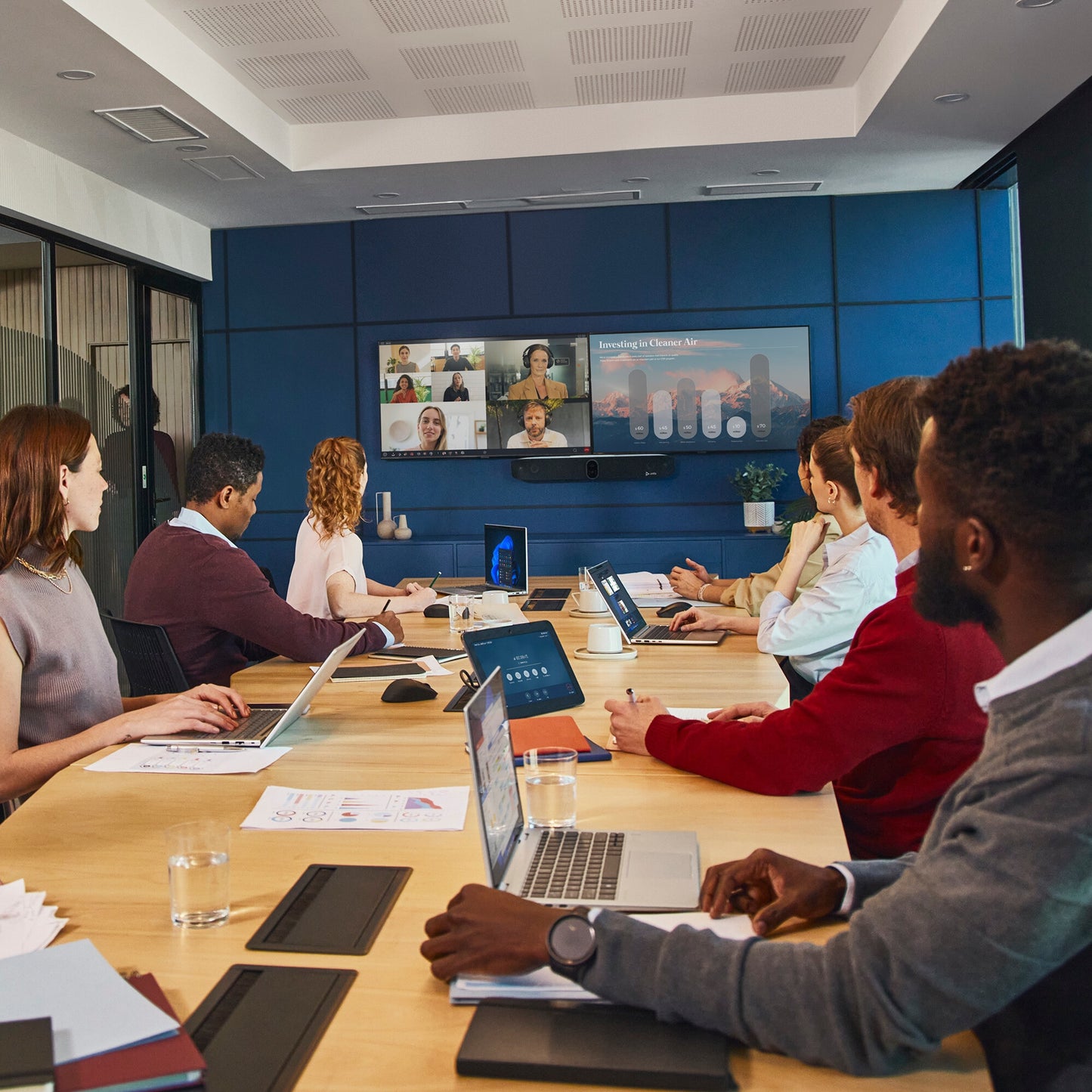 POLY Studio X72 All-In-One Video Bar