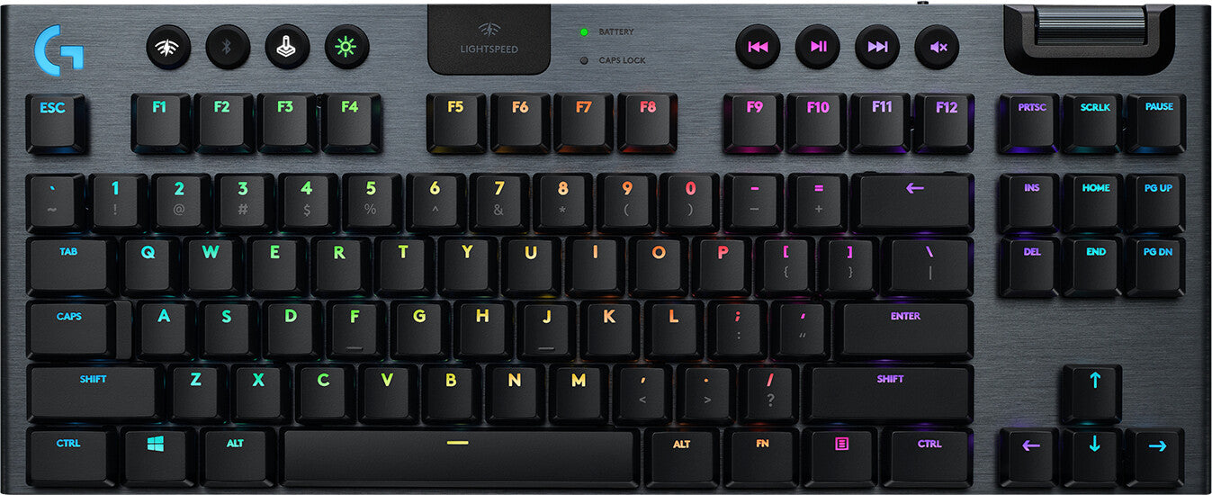 Logitech G 920-009534 tangentbord Spela Trådlös RF + Bluetooth QWERTY Nordic Kol