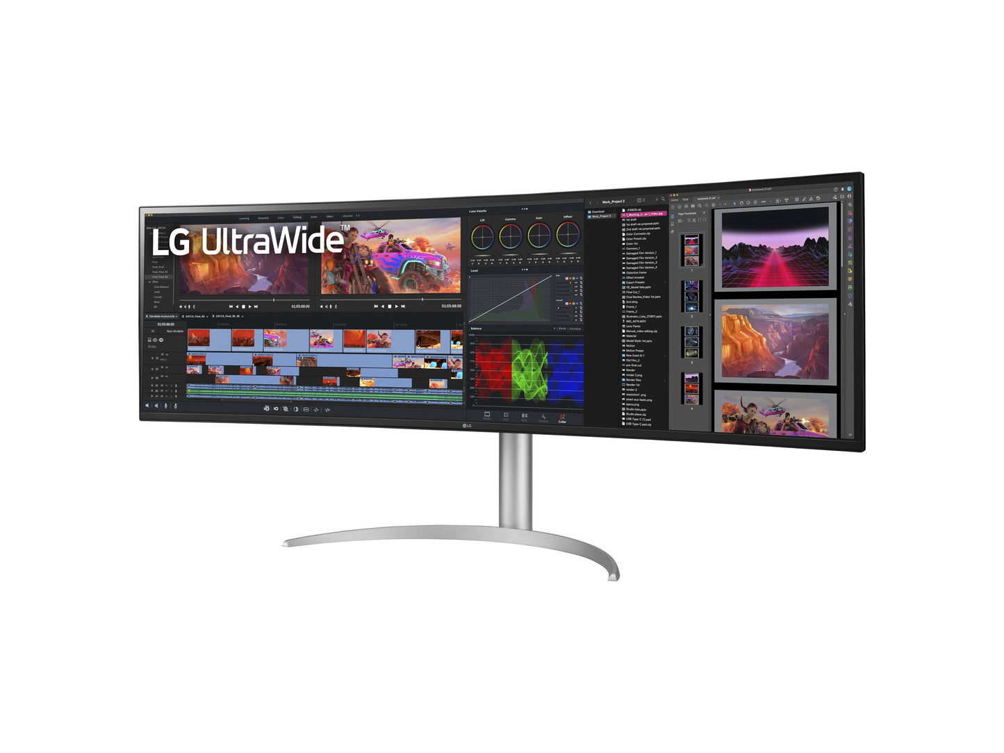 LG 49WQ95C-W LED display 124,5 cm (49")