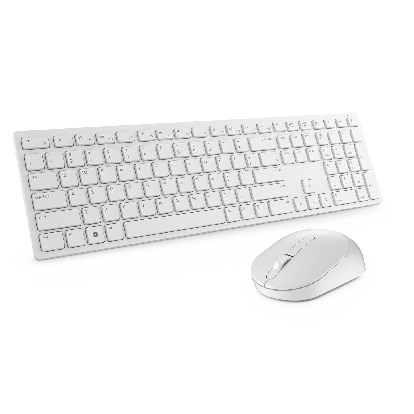 DELL Pro tangentbord och mus – KM5221W - USA internationell (QWERTY) - vit