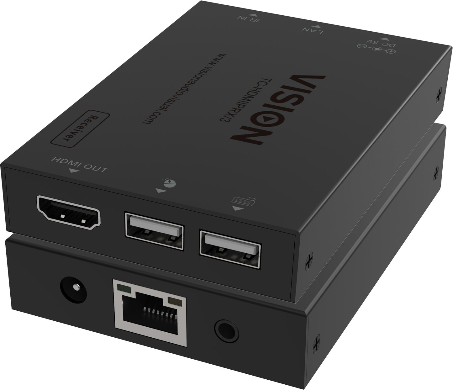 Vision HDMI-over-IP Transmitter Sändare för AV-utrustning Svart