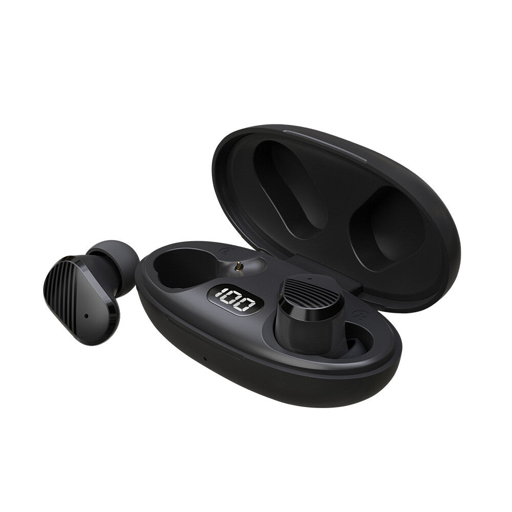 Savio TWS-10 Suchawki bezprzewodowe Headset True Wireless Stereo (TWS) I öra Samtal/musik/sport/vardag USB Type-C Bluetooth Svart