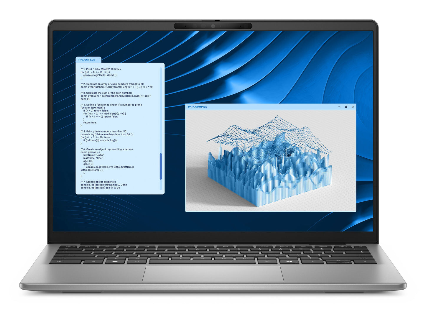 DELL Latitude 5455 Qualcomm Snapdragon X1P-42-100 Bärbar dator 35,6 cm (14") Full HD+ 16 GB LPDDR5x-SDRAM 512 GB SSD Wi-Fi 7 (802.11be) Windows 11 Pro Nordic Grå