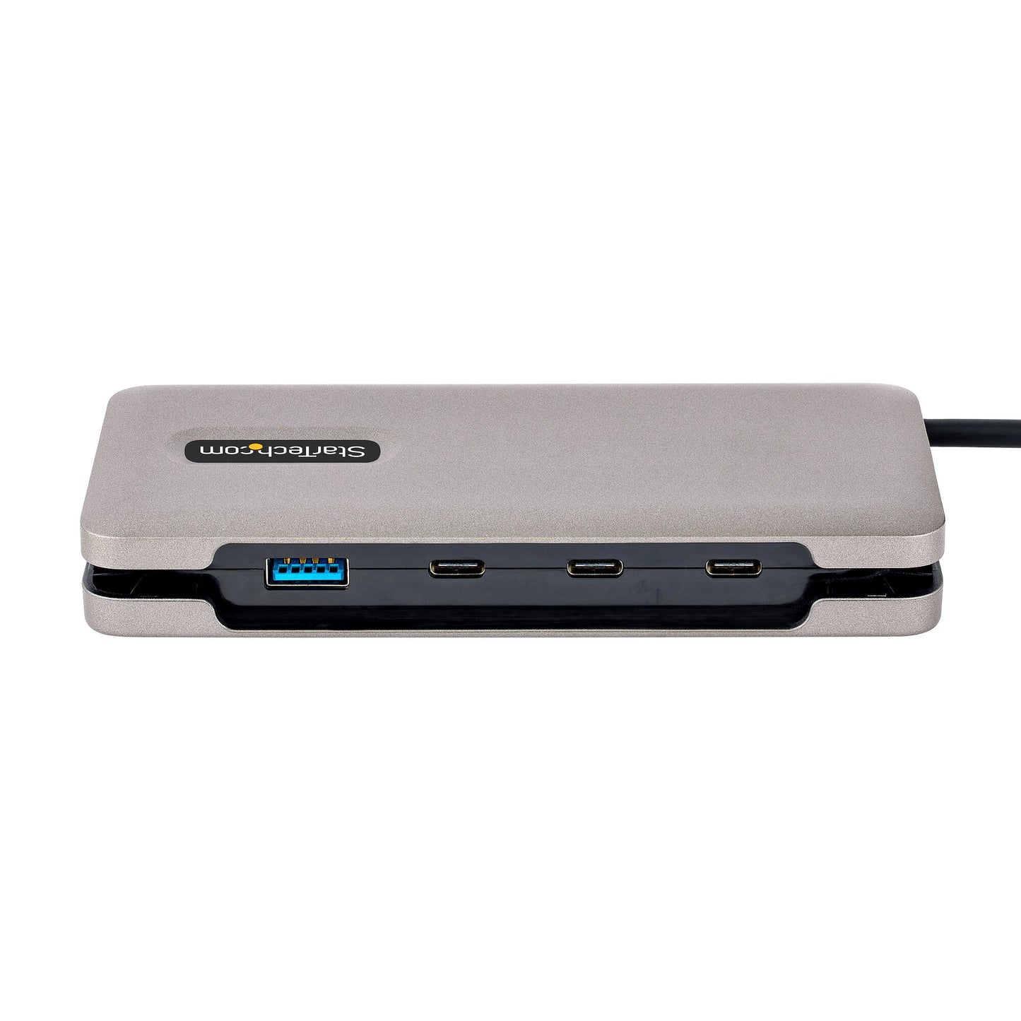 StarTech.com USB-C-hubb med fyra portar - 1x USB-A- och 3x USB-C-portar - USB 3.1 10 Gbps - Bussdriven - USB Type C-hubb med 25 cm omlindningsbar kabel - Bärbar USB-C- till USB-A-hubb/-delare