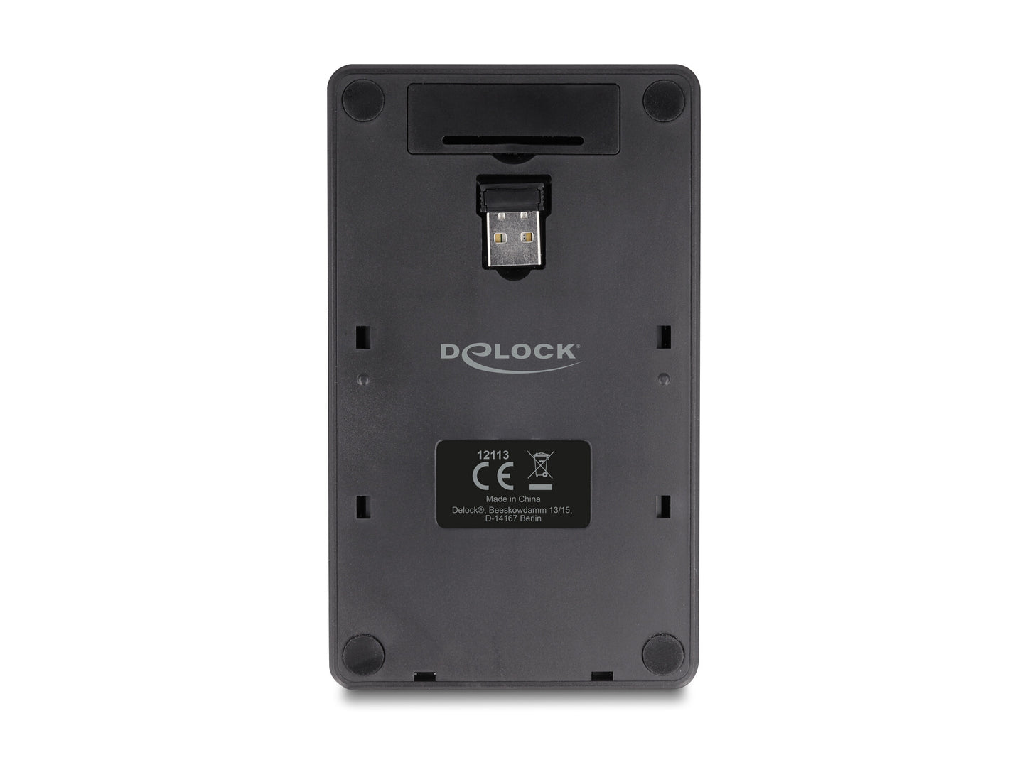 DeLOCK 12113 numeriskt tangentbord Universal USB Svart