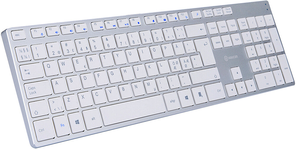 Voxicon DK-295WL-WHT tangentbord Hem RF Trådlös Nordic Vit