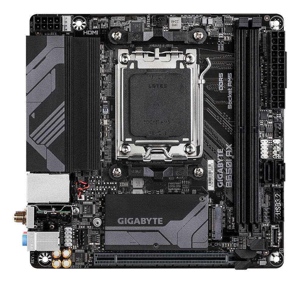GIGABYTE B650I AX moderkort AMD B650 AM5-sockel Mini-ITX