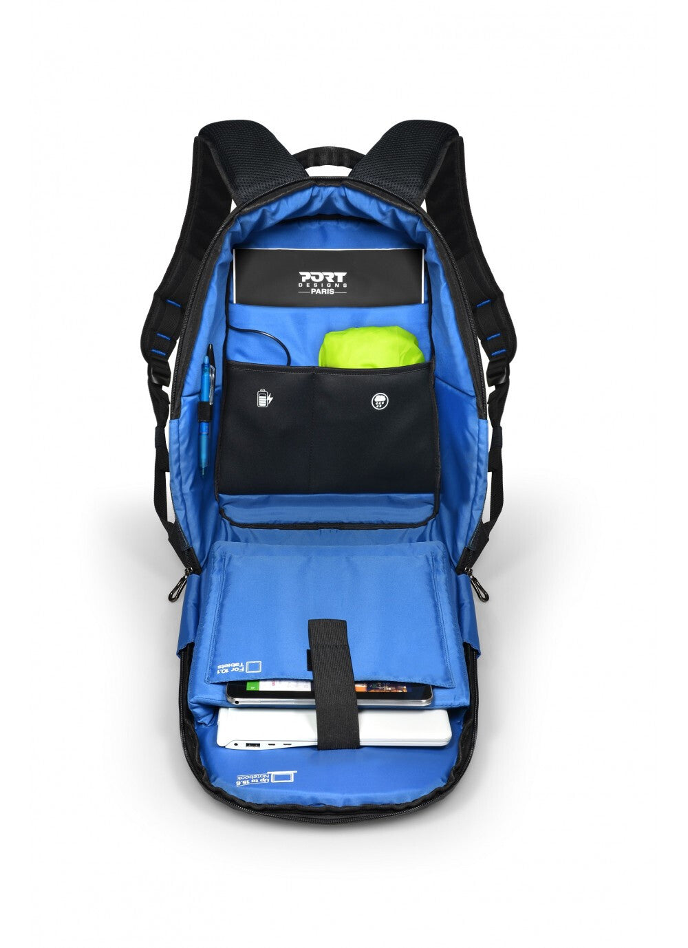 Port Designs CHICAGO EVO BP 13/15.6’’ 39,6 cm (15.6") Ryggsäck Svart