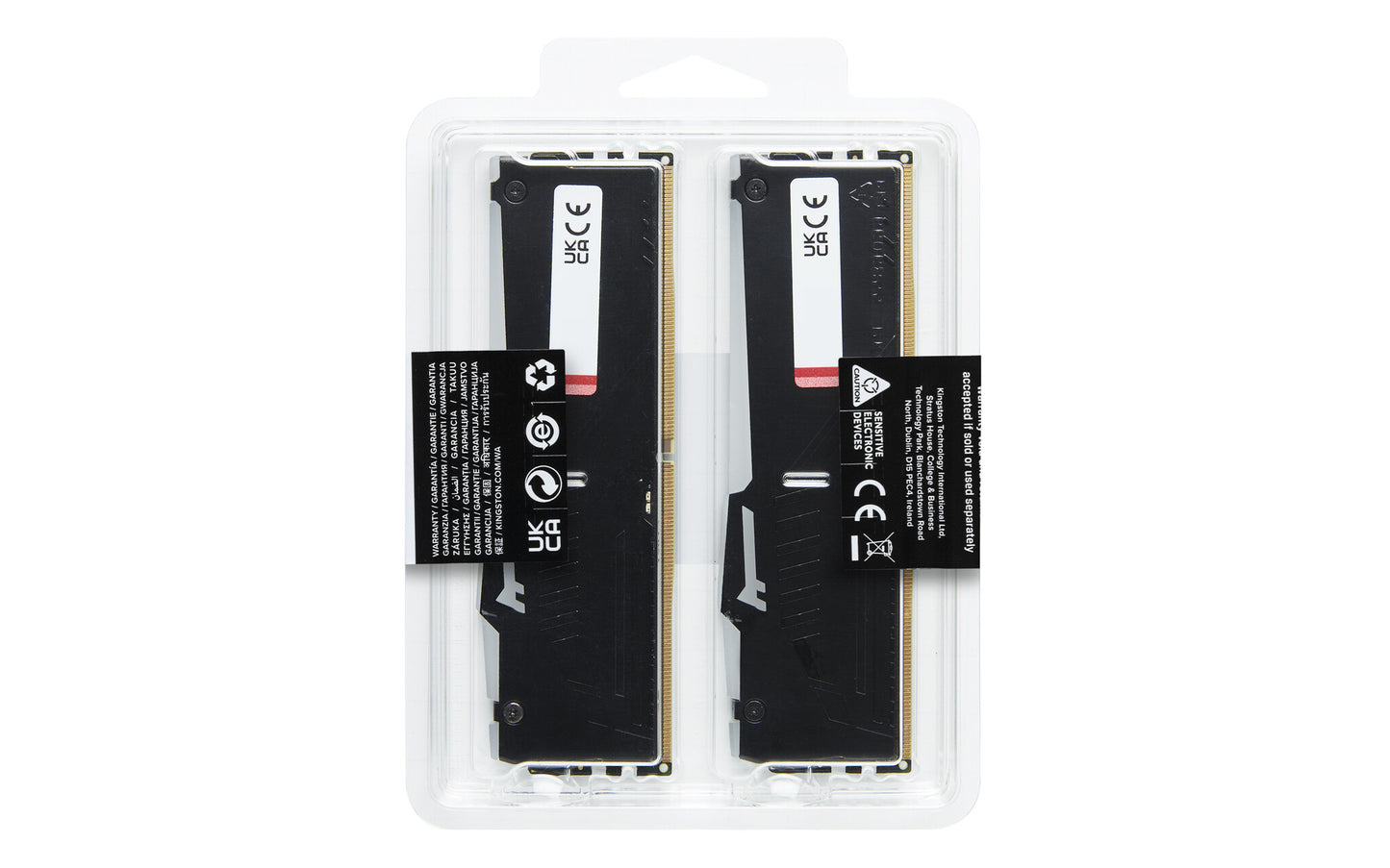 Kingston Technology FURY Beast RGB RAM-minnen 128 GB 4 x 32 GB DDR5 5600 MT/s