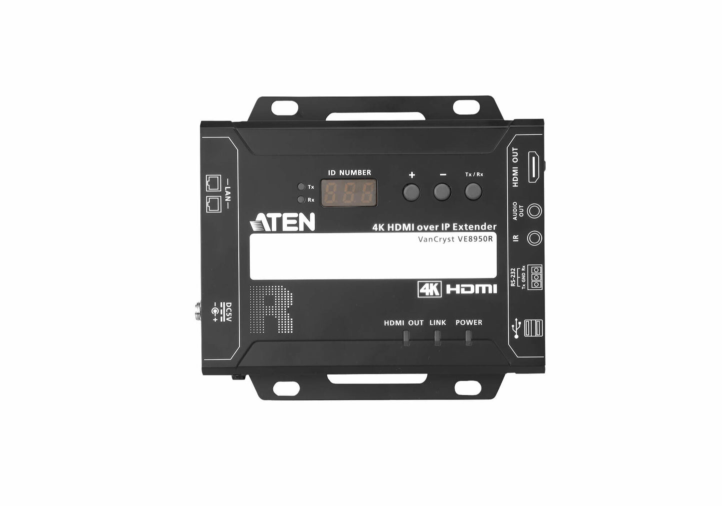 ATEN VE8950R AV-förlängare AV-mottagare Svart