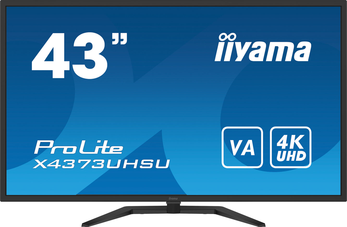 iiyama ProLite X4373UHSU-B1 platta pc-skärmar 108 cm (42.5") 3840 x 2160 pixlar 4K Ultra HD Svart