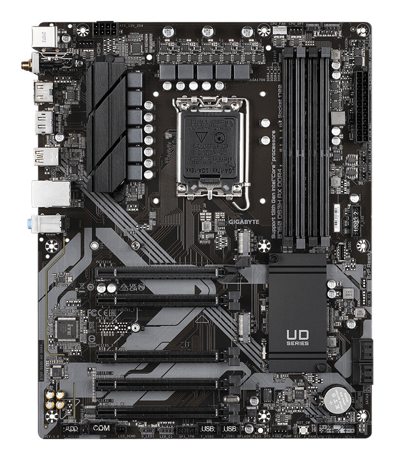 GIGABYTE B760 DS3H AX DDR4 moderkort Intel B760 Express LGA 1700 ATX