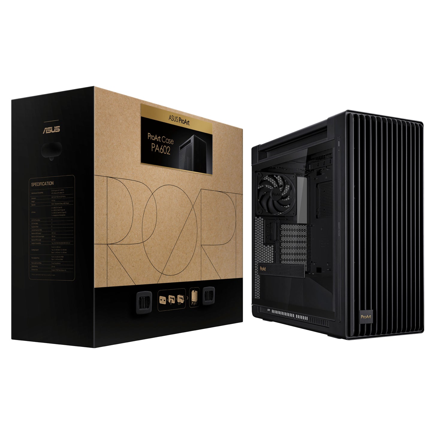 ASUS ProArt PA602 Midi Tower Svart