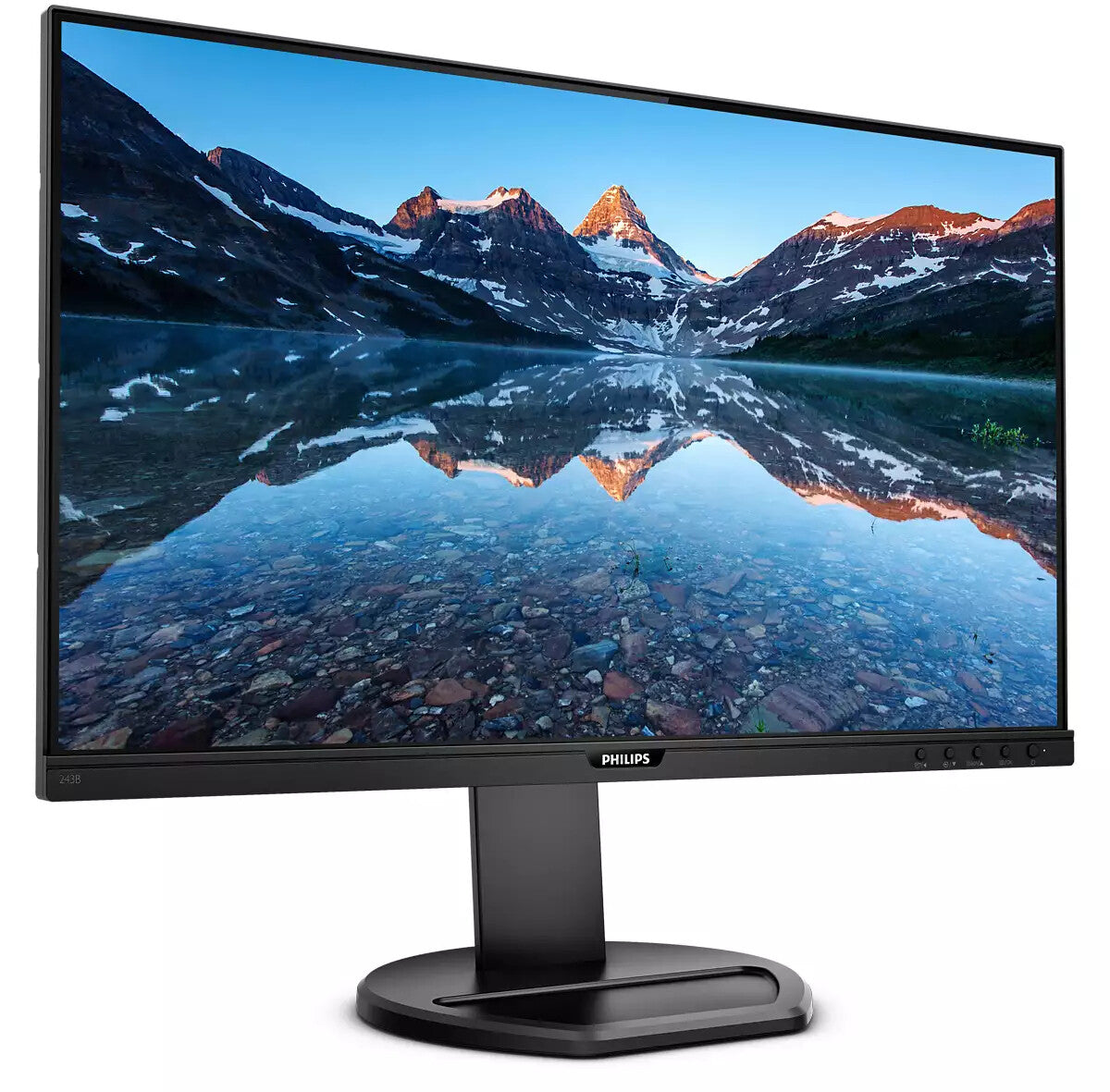 Philips B Line 243B9/00 platta pc-skärmar 60,5 cm (23.8") 1920 x 1080 pixlar Full HD LED Svart