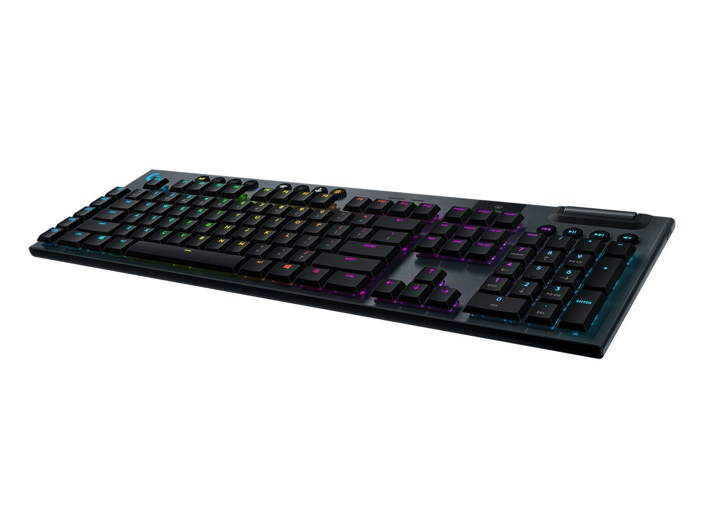 Logitech G 920-008907 tangentbord Spela Trådlös RF + Bluetooth Nordic Svart