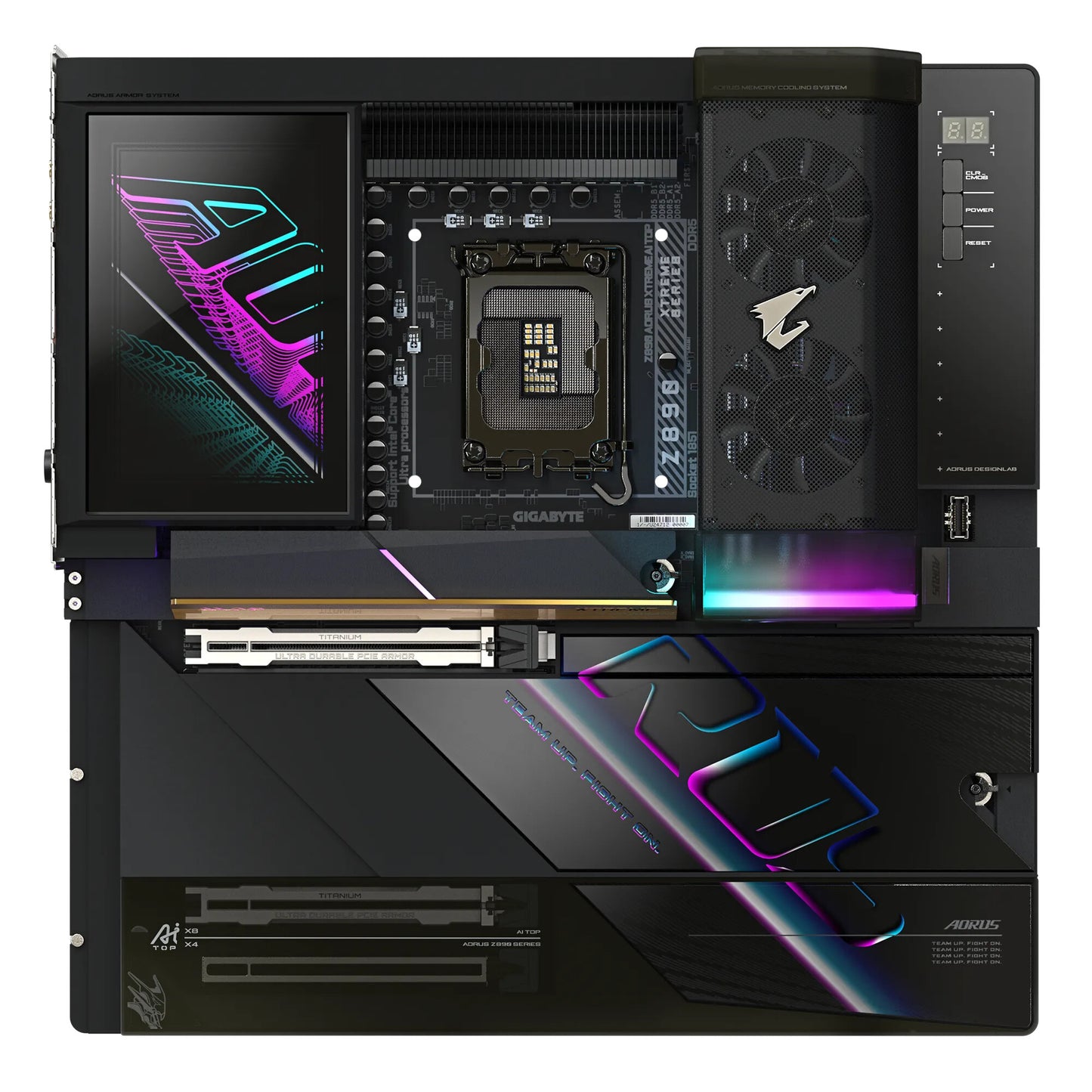 GIGABYTE Z890 AORUS XTREME AI TOP Intel Z890 LGA 1851 (Socket V1) Utökad ATX