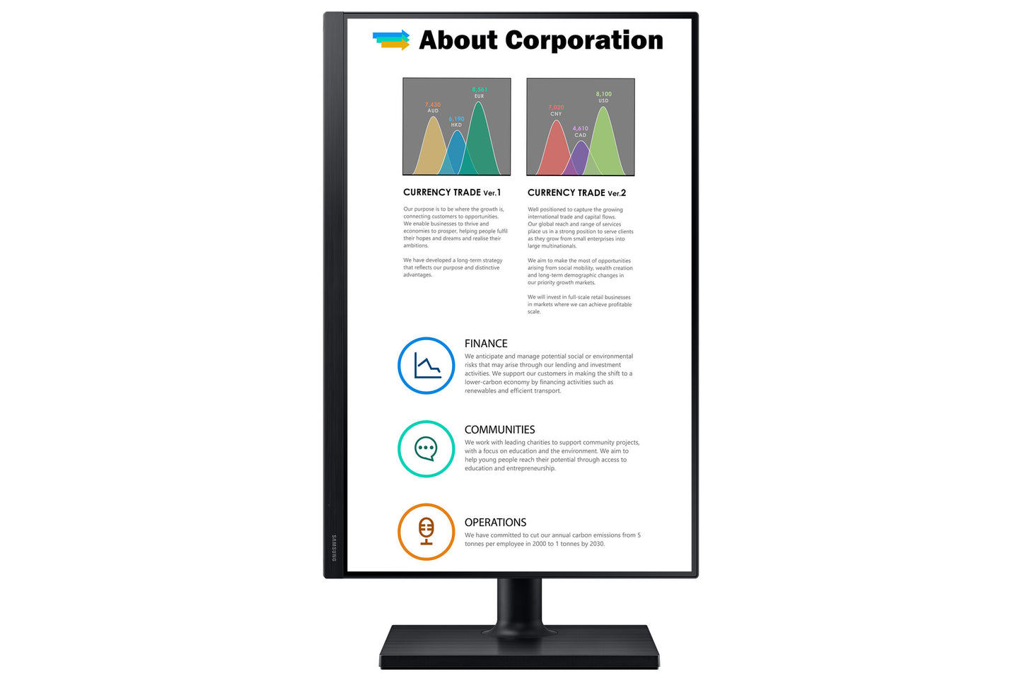 Samsung T45F platta pc-skärmar 61 cm (24") 1920 x 1200 pixlar WUXGA LCD Svart