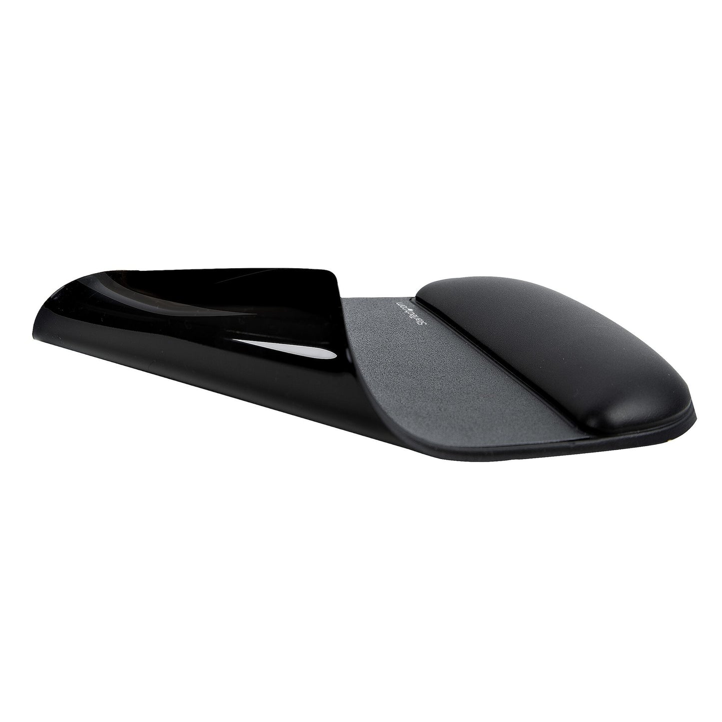 StarTech.com Musmatta med handstöd, 17 x 18 x 2 cm, ergonomisk musmatta med handledsstöd, skrivbordshandledsdyna med halkfri PU-bas, vadderade gelmusmatta med handledsstöd