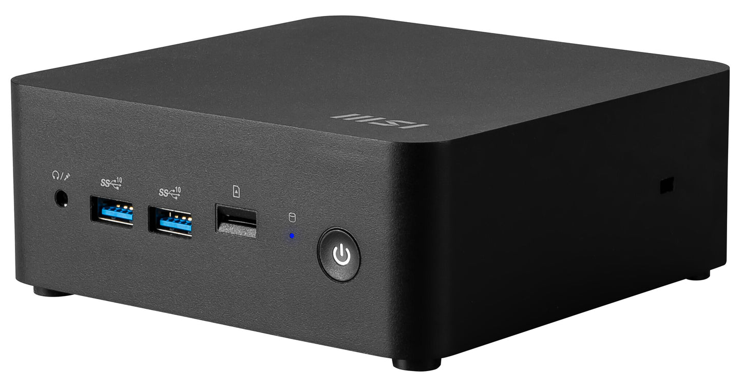 MSI Cubi NUC 1MG-022XDE Intel Core 5 120U 8 GB DDR5-SDRAM 512 GB SSD Mini PC Mini-PC Svart