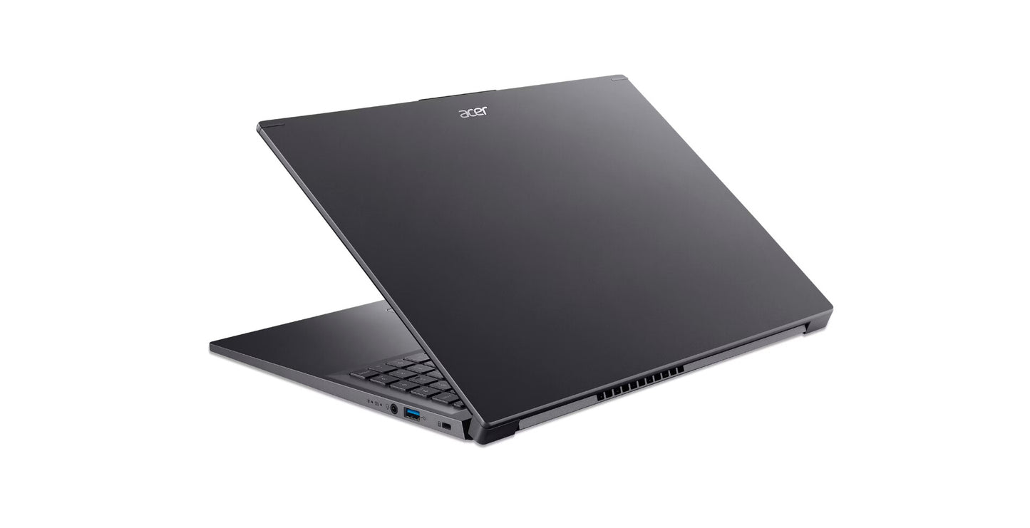 Acer Aspire A16-71M-53B5 Intel Core Ultra 5 125H Bärbar dator 40,6 cm (16") WUXGA+ 16 GB LPDDR5x-SDRAM 512 GB SSD Wi-Fi 6E (802.11ax) Windows 11 Home Grå