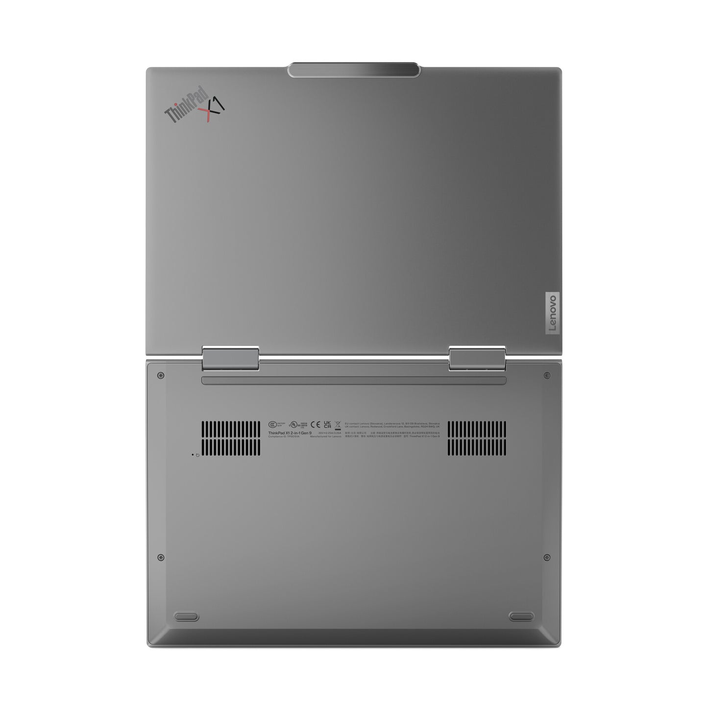 Lenovo ThinkPad X1 2-in-1 Gen 9 Intel Core Ultra 7 155U Hybrid (2-i-1) 35,6 cm (14") Pekskärm WUXGA 32 GB LPDDR5x-SDRAM 512 GB SSD Wi-Fi 6E (802.11ax) Windows 11 Pro Nordic Grå Intel Core Ultra 7 155U (12MB Cache), 32GB LPDDR5x-SDRAM, 512GB SSD, 35.6 cm (