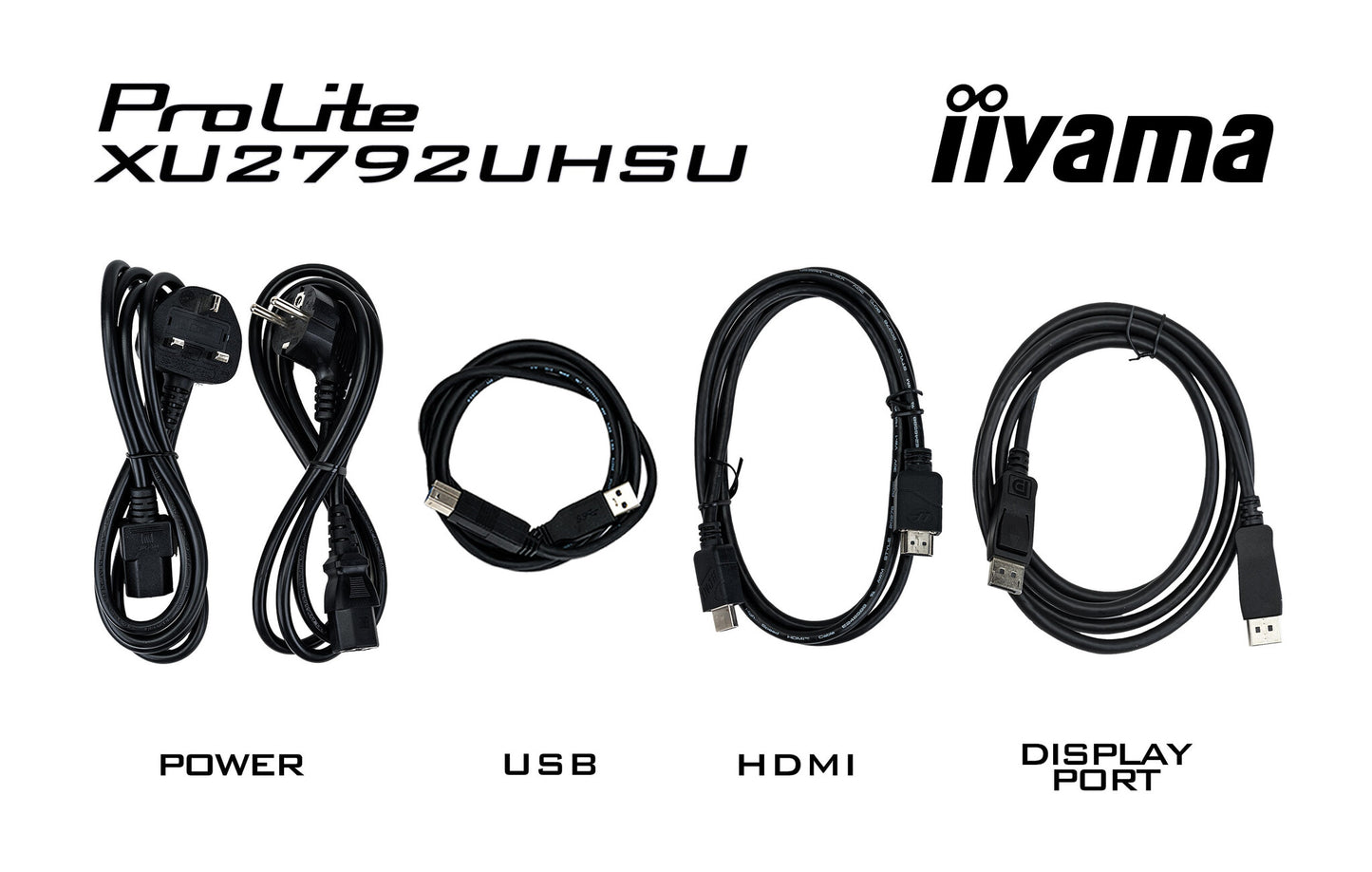 iiyama ProLite XU2792UHSU-B6 platta pc-skärmar 68,6 cm (27") 3840 x 2160 pixlar 4K Ultra HD LED Svart