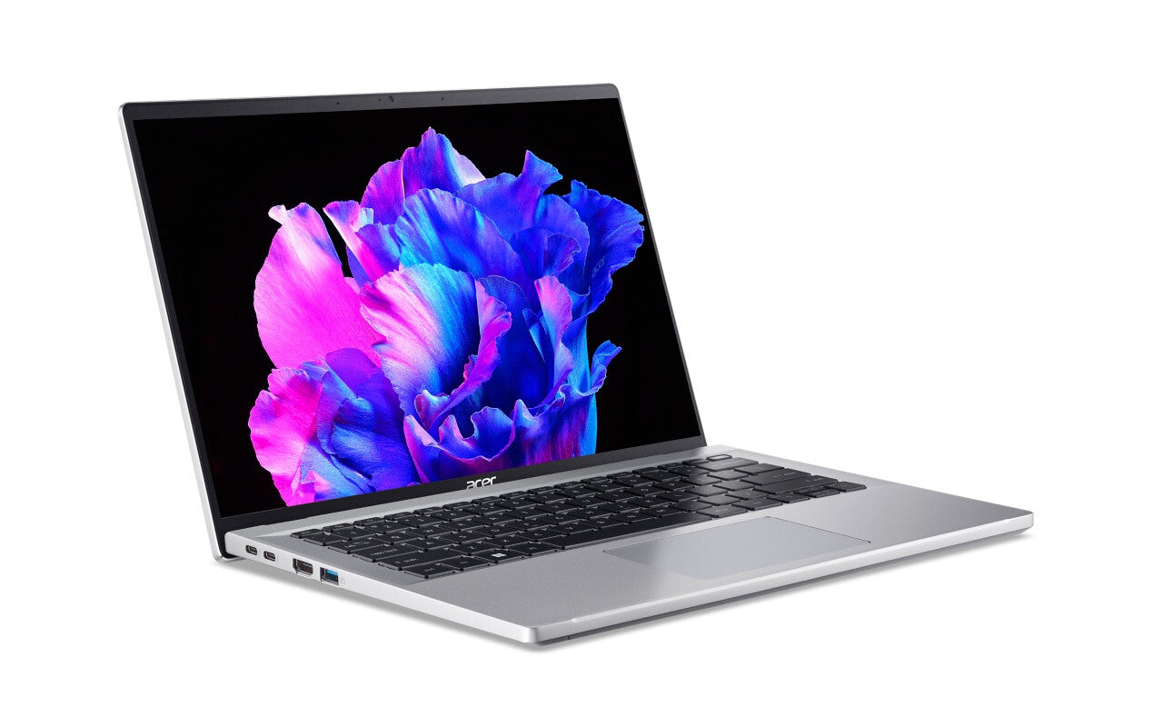 Acer Swift SFG14-71-51JU Intel® Core™ i5 i5-1335U Bärbar dator 35,6 cm (14") 2.8K 16 GB LPDDR5-SDRAM 512 GB SSD Wi-Fi 6 (802.11ax) Windows 11 Home Silver
