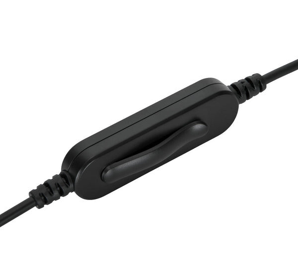 Targus AEH102GL hörlur och headset Kabel Huvudband Samtal/musik USB Type-A Svart