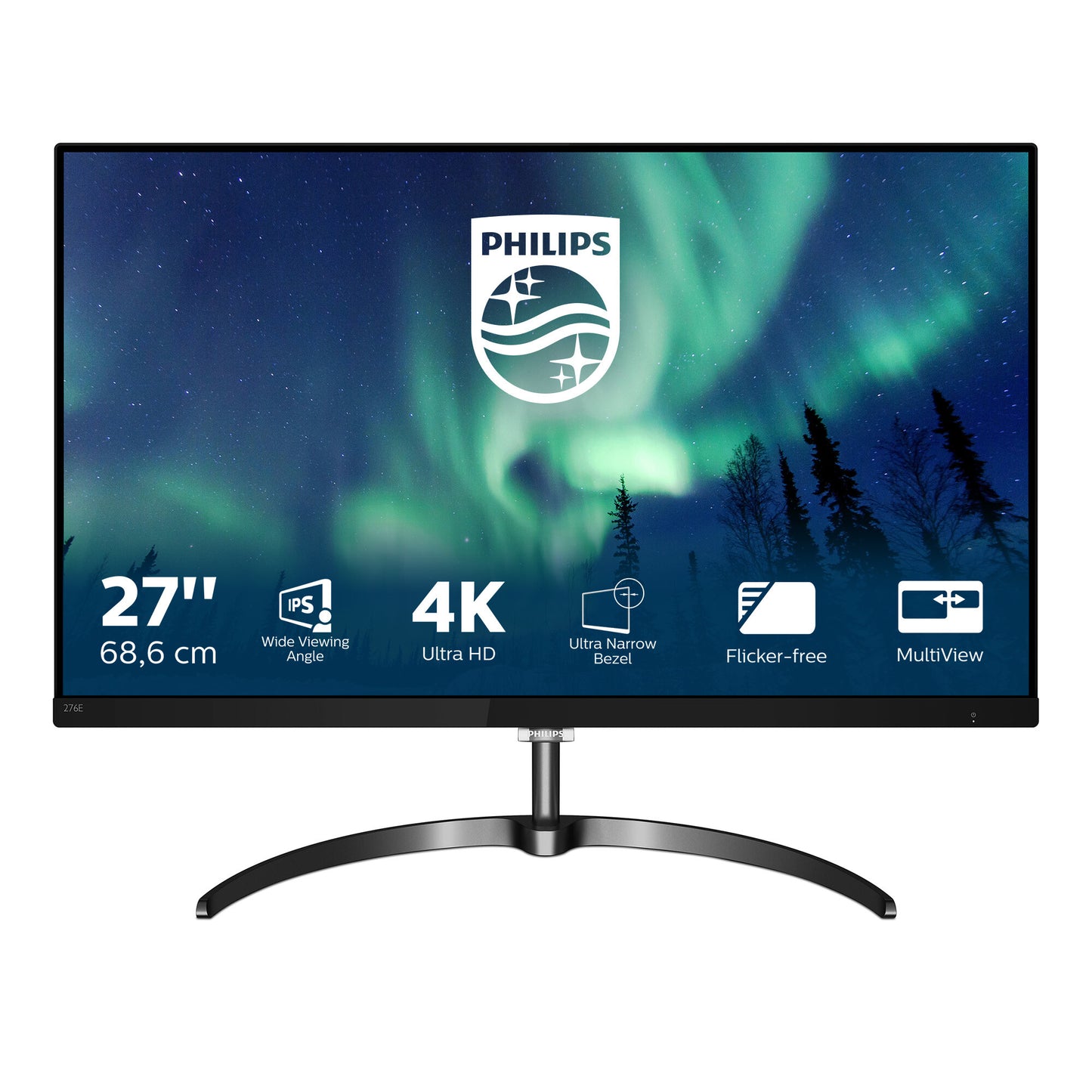 Philips E Line 4K Ultra HD LED-skärm 276E8VJSB/00 276E8VJSB 4K Ultra HD LED-skärm