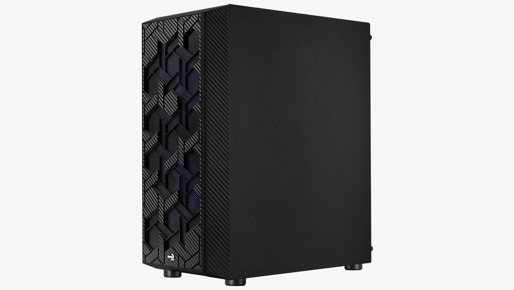 Aerocool Hive-G-BK-v3 Midi Tower Svart