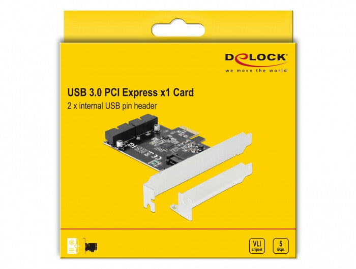 DeLOCK 90387 nätverkskort/adapters Intern USB 3.2 Gen 1 (3.1 Gen 1)
