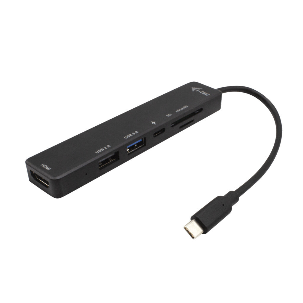 i-tec C31TRAVELEASYDOCKPD dockningsstationer för bärbara datorer Kabel USB 3.2 Gen 1 (3.1 Gen 1) Type-C Svart