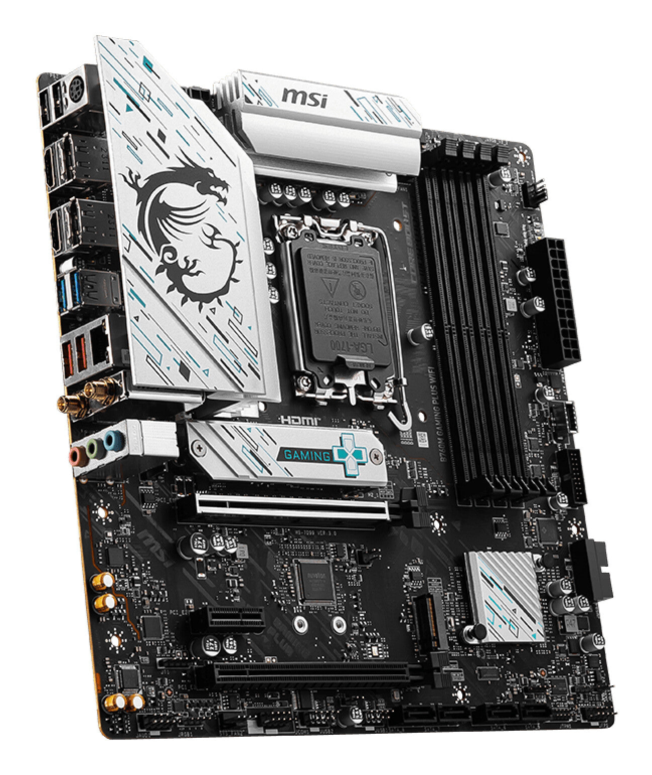 MSI B760M GAMING PLUS WIFI moderkort Intel B760 LGA 1700 micro ATX