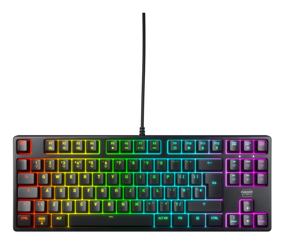 CHERRY K4V2 TKL tangentbord Spela USB QWERTY Engelska (Storbritannien) Svart