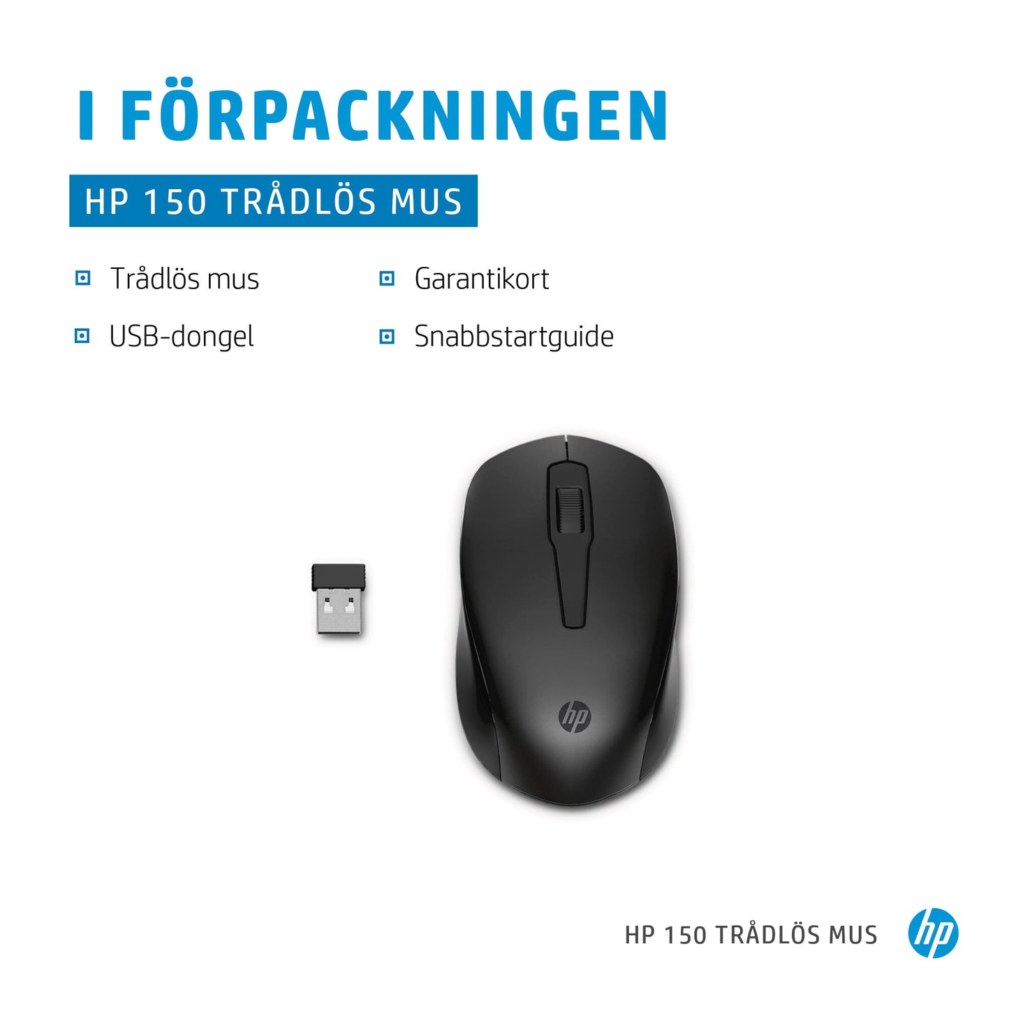 HP 150 trådlös mus