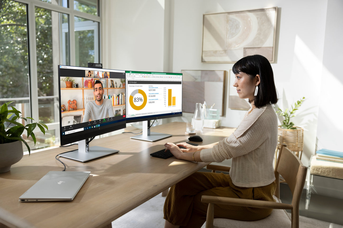 HP E-Series E27 G4 platta pc-skärmar 68,6 cm (27") 1920 x 1080 pixlar Full HD LED Svart