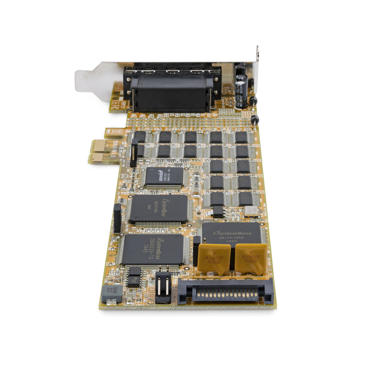 StarTech.com Seriellt kort i låg profil med 16 portar - RS232 - PCI Express
