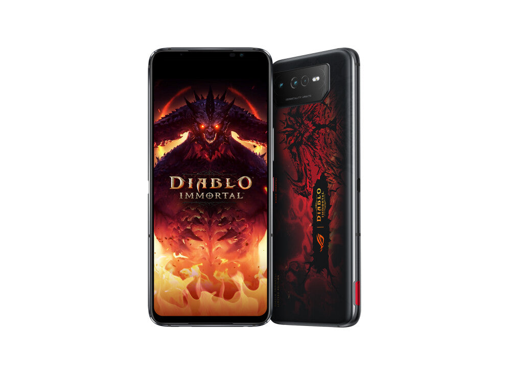ASUS ROG Phone 6 Diablo Immortal Edition 17,2 cm (6.78") Dubbla SIM-kort Android 12 5G USB Type-C 16 GB 512 GB 6000 mAh Svart, Röd