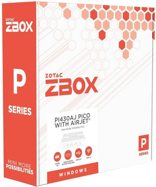 Zotac ZBOX -PI430AJ-BE Svart