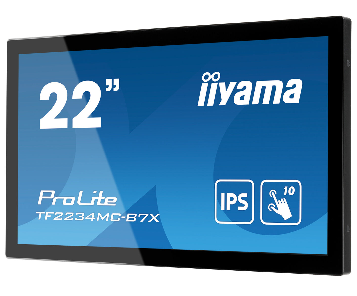 iiyama ProLite TF2234MC-B7X platta pc-skärmar 54,6 cm (21.5") 1920 x 1080 pixlar Full HD LED Pekskärm Flera användare Svart