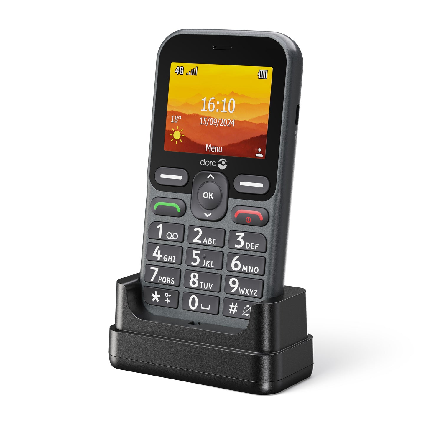 Doro Leva L11 6,1 cm (2.4") 118 g grafit Funktionstelefon