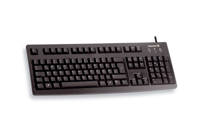 CHERRY G83-6104 tangentbord Universal USB QWERTY Engelska (USA) Svart