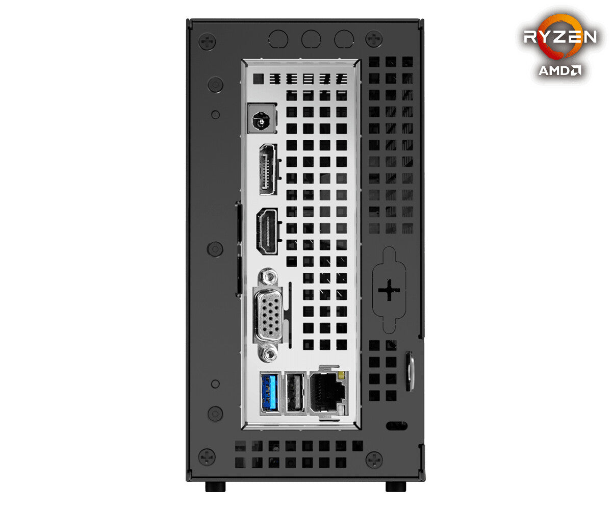 Asrock DeskMini X300 1,92L storlek PC Svart AMD X300 Uttag AM4