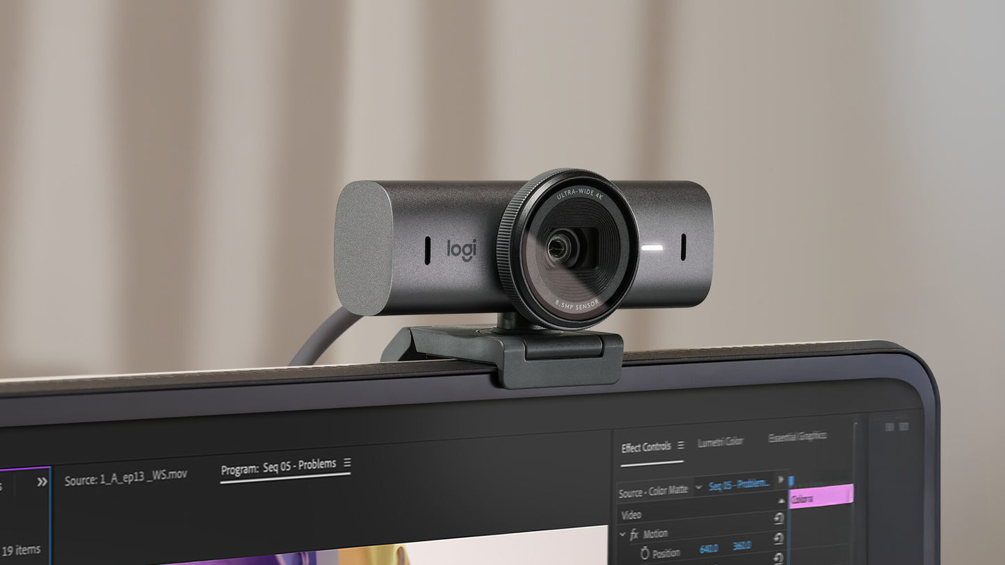 Logitech 960-001559 webbkameror 3840 x 2160 pixlar USB grafit