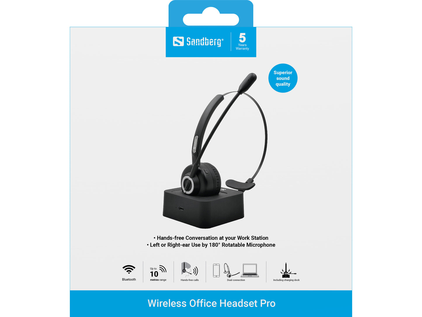 Sandberg Bluetooth Office Headset Pro