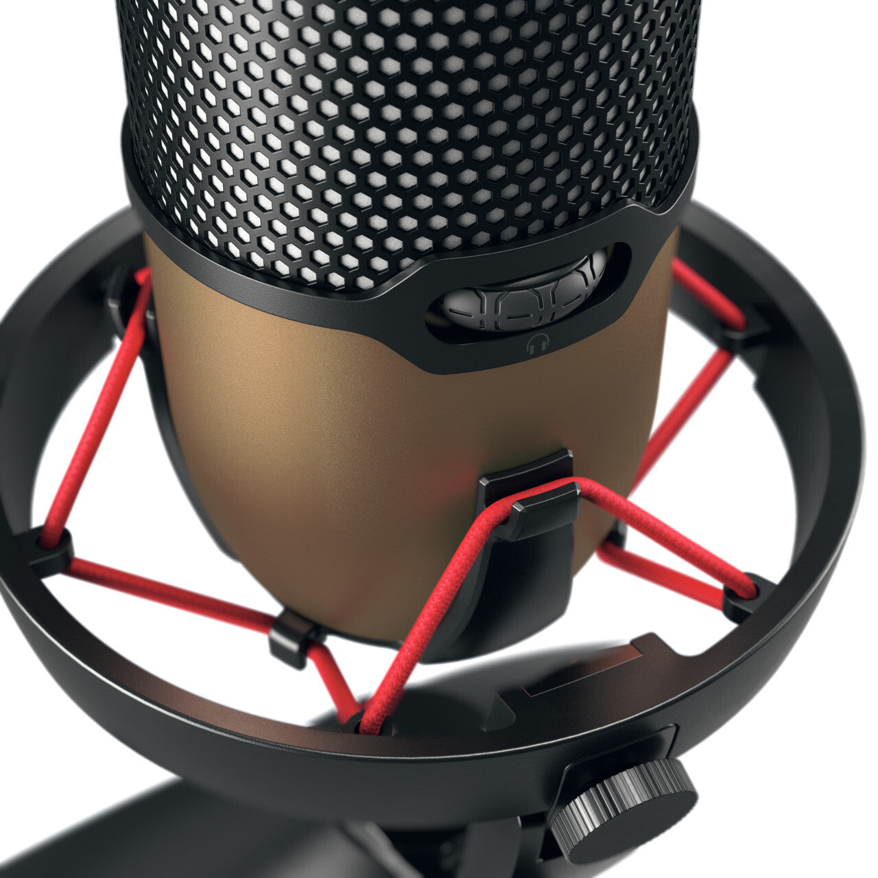 CHERRY UM 9.0 PRO RGB Svart, Koppar Bordsmikrofon
