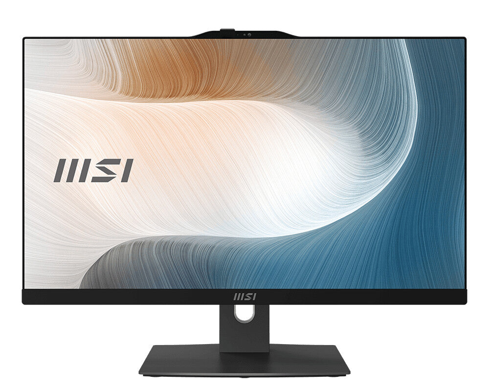MSI Modern AM242P 1M-1203DE Intel Core 5 120U 60,5 cm (23.8") 1920 x 1080 pixlar Allt-i-ett-dator 16 GB DDR5-SDRAM 512 GB SSD Windows 11 Pro Wi-Fi 6E (802.11ax) Svart